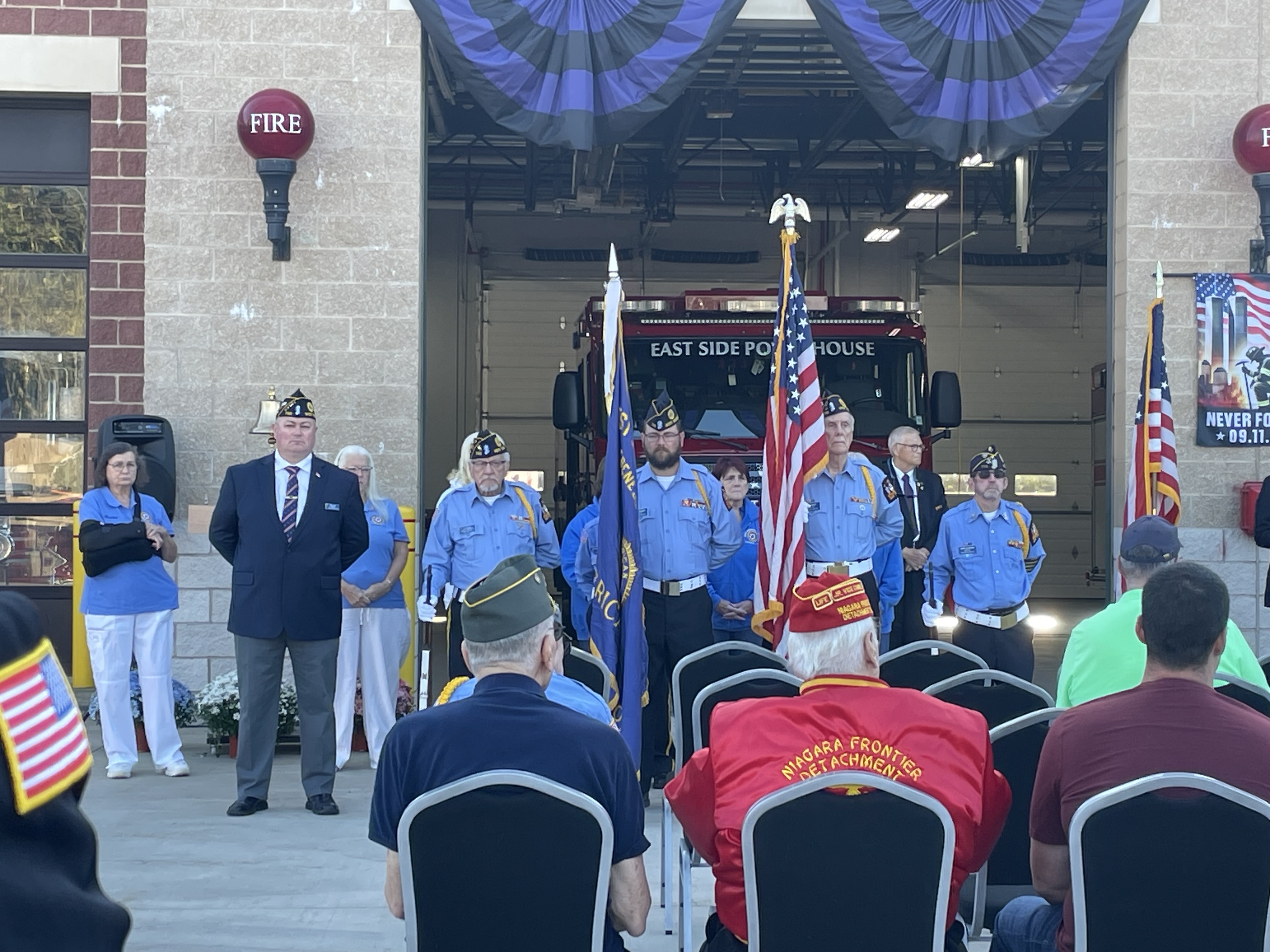 Presenting Colors at 9/11 Ceremony