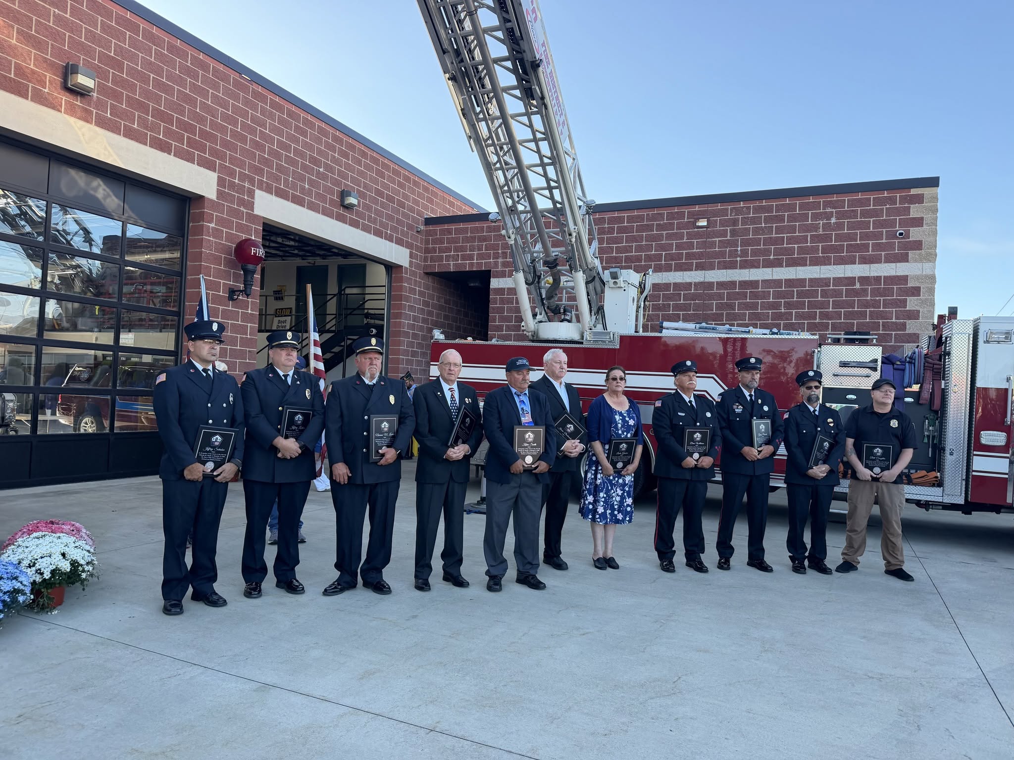 Presenting Colors at 9/11 Ceremony