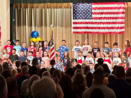 Flag Day Ceremony at Allendale School